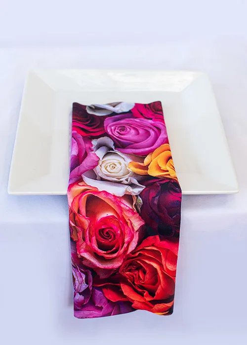 Napkin Luxurious Roses - Image 2