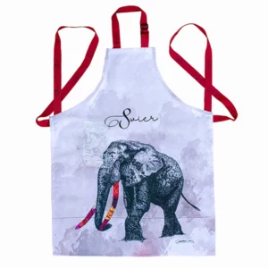 Apron with Elephant