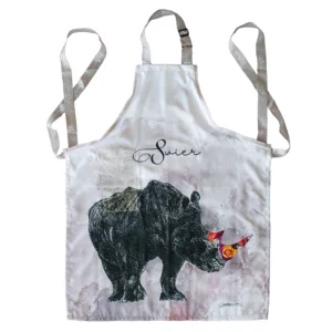 Apron with Rhino