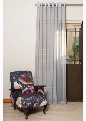 Swier Sheer Grey Curtain
