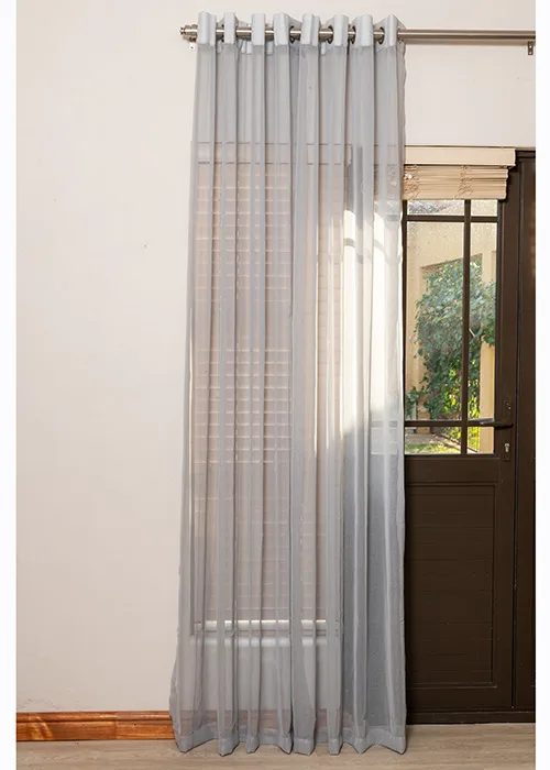 Swier Sheer Grey Curtain