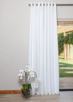 Swier White Blockout Curtain
