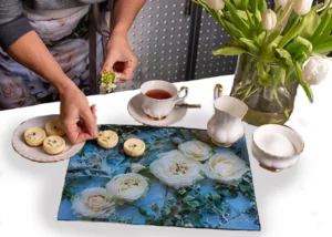 Glass Cutting Board-Alexis