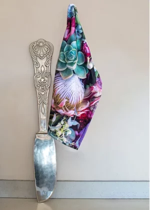 Kitchen Towel Flower Crochet