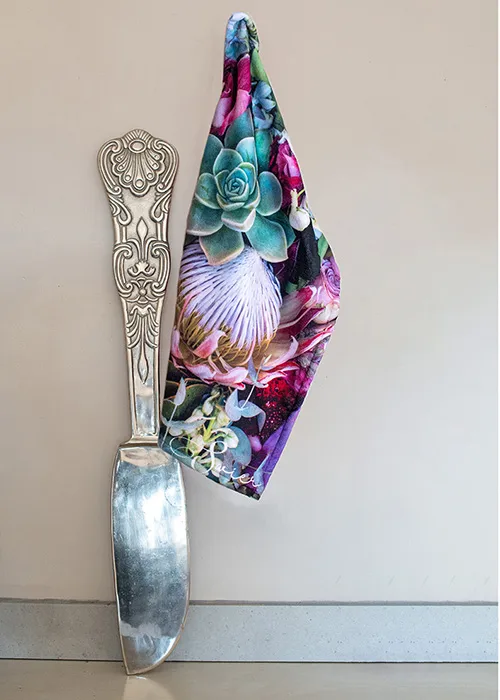 Kitchen Towel Flower Crochet