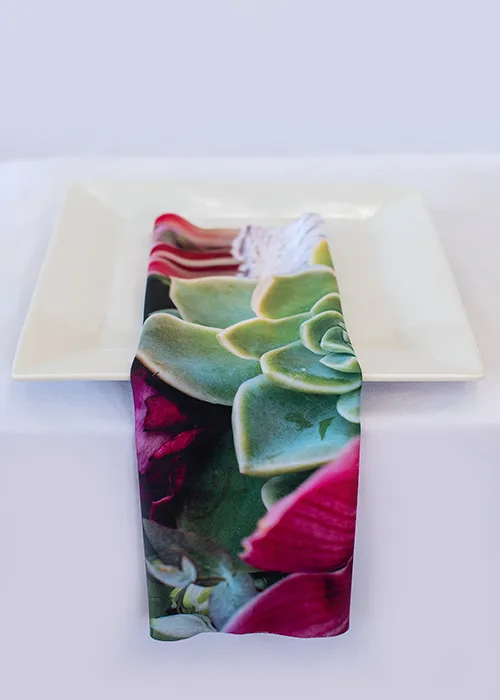 Napkins Flower Crochet