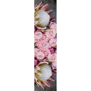Table Runner Pastel Perfect Protea