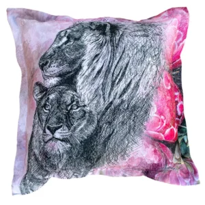 Scatter with Lion and Lioness
